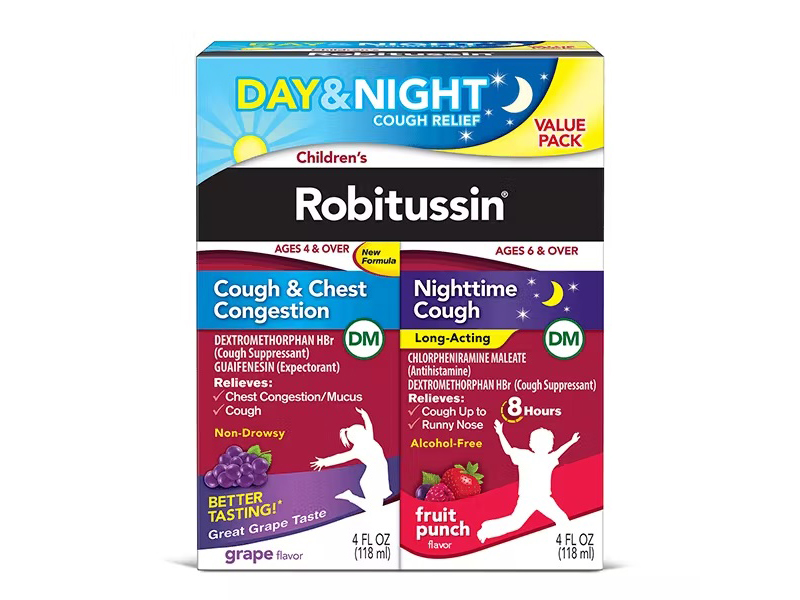 Thuốc ho trẻ em ngày và đêm Children’s Robitussin Day and Night Pack