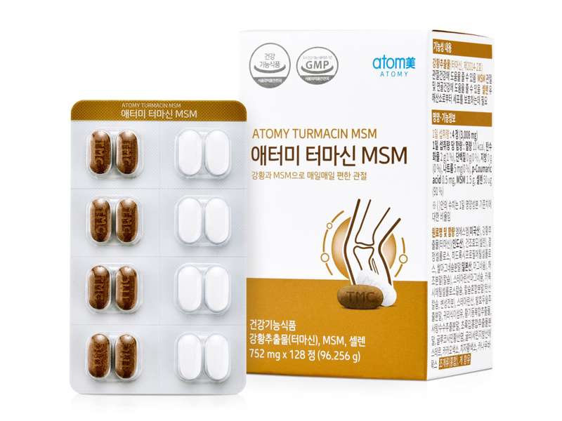 Viên uống bổ xương khớp Atomy Turmacin MSM Hàn Quốc